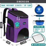 Classic 1-Way Entry Pet Carrier Backpack