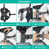 Deluxe Dog Harness Saddle Bag Backpack