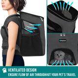 Classic 1-Way Entry Pet Carrier Backpack
