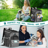 Premium 4 Way Entry Pet Carrier Backpack
