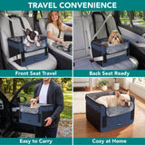 Front & Back Seat Car Seat Pet Carrier