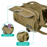 Deluxe Dog Harness Saddle Bag Backpack