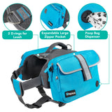 Deluxe Dog Harness Saddle Bag Backpack