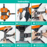 Deluxe Dog Harness Saddle Bag Backpack