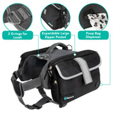 Deluxe Dog Harness Saddle Bag Backpack