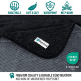 Waterproof Waffle Textured Pet Blanket