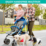 Padded Hands Free Dog Leash Belt - Dual Dog