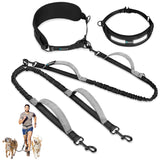 Padded Hands Free Dog Leash Belt - Dual Dog