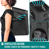 Classic 1-Way Entry Pet Carrier Backpack