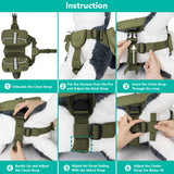 Deluxe Dog Harness Saddle Bag Backpack