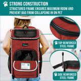 Premium 4 Way Entry Pet Carrier Backpack