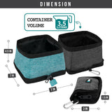 Classic Collapsible Pet Travel Bowls