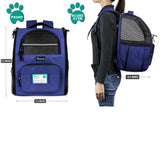 Deluxe 2-Way Entry Pet Carrier Backpack