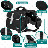 Classic Dog Harness Saddle Bag Backpack