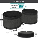 2-in-1 Collapsible Pet Travel Bowls