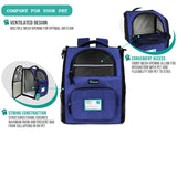 Deluxe 2-Way Entry Pet Carrier Backpack