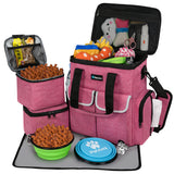 Premium Pet Travel Set Organizer Tote Bag