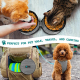 2-in-1 Collapsible Pet Travel Bowls