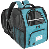 Expandable 3-Way Entry Pet Carrier Backpack