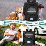 Deluxe 2-Way Entry Pet Carrier Backpack