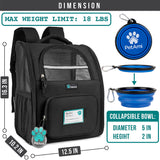 Deluxe 2-Way Entry Pet Carrier Backpack