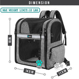 Ultimate 4 Way Entry Pet Carrier Backpack