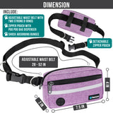 Classic Hands Free Dog Leash Bag