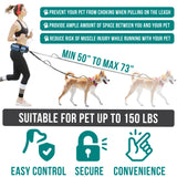 Deluxe Hands Free Dog Leash Bag