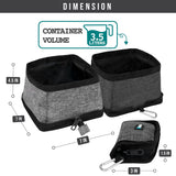 Classic Collapsible Pet Travel Bowls