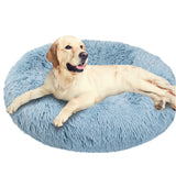 Fluffy Calming Donut Pet Bed
