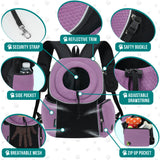 Extra Ventilated Front Chest Pet Carrier Backpack