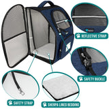 Deluxe 2-Way Entry Pet Carrier Backpack