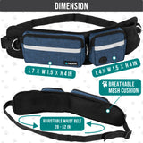 Deluxe Hands Free Dog Leash Bag