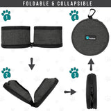 2-in-1 Collapsible Pet Travel Bowls