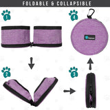 2-in-1 Collapsible Pet Travel Bowls