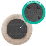 Fluffy Calming Donut Pet Bed