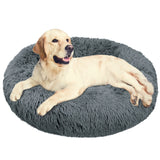 Fluffy Calming Donut Pet Bed