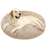 Fluffy Calming Donut Pet Bed
