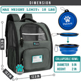 Deluxe 2-Way Entry Pet Carrier Backpack
