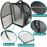 Deluxe 2-Way Entry Pet Carrier Backpack