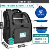 Deluxe 2-Way Entry Pet Carrier Backpack