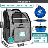 Deluxe 2-Way Entry Pet Carrier Backpack