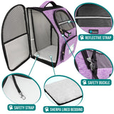 Deluxe 2-Way Entry Pet Carrier Backpack