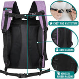 Deluxe 2-Way Entry Pet Carrier Backpack