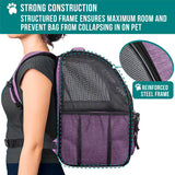 Deluxe 2-Way Entry Pet Carrier Backpack