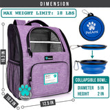 Deluxe 2-Way Entry Pet Carrier Backpack