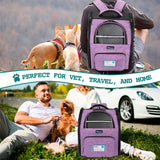 Deluxe 2-Way Entry Pet Carrier Backpack