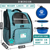 Deluxe 2-Way Entry Pet Carrier Backpack