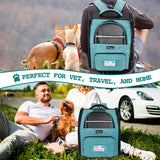 Deluxe 2-Way Entry Pet Carrier Backpack