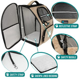 Deluxe 2-Way Entry Pet Carrier Backpack